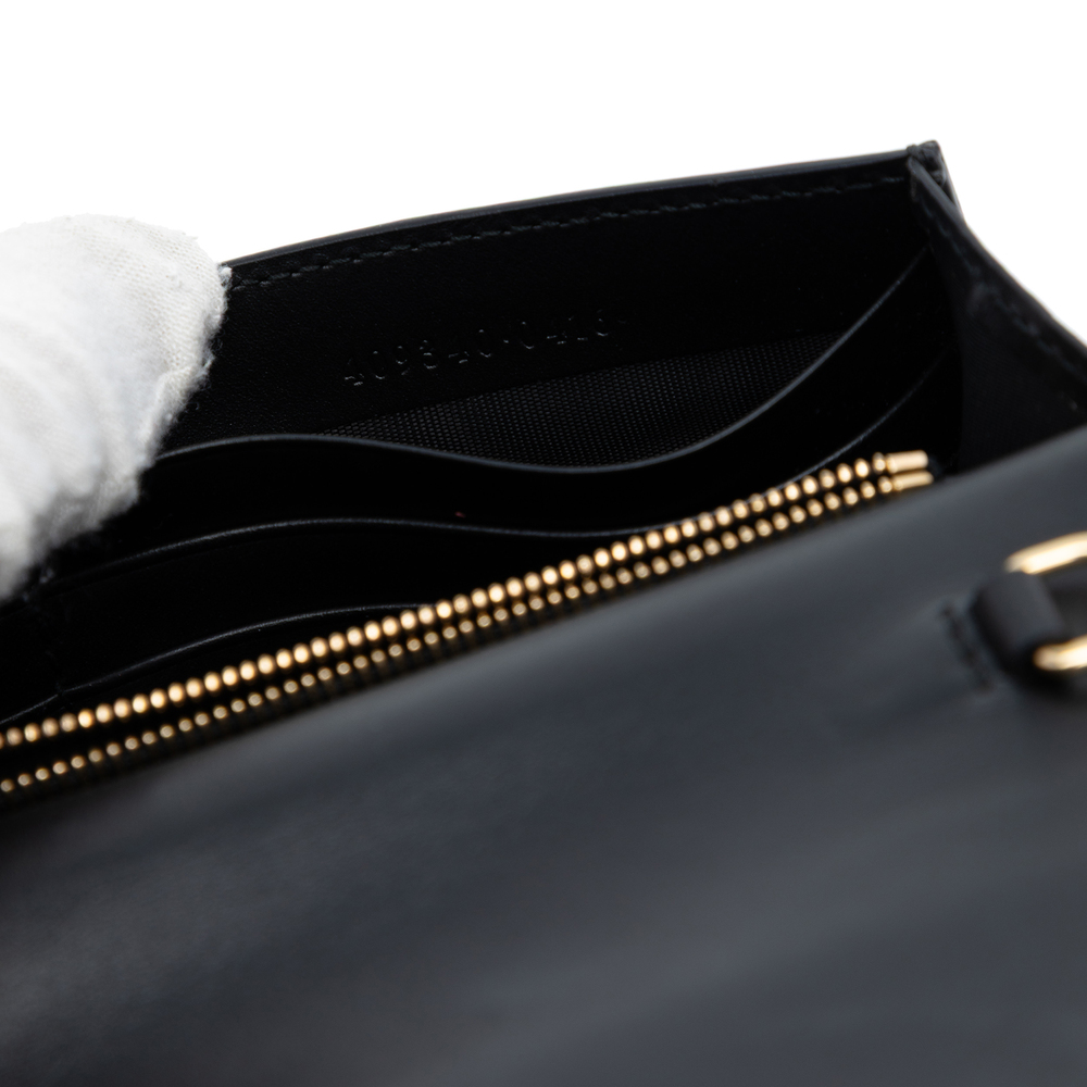 Pre-Loved Gucci Guccissima Interlocking G Wallet On Chain - Picture 5 of 8